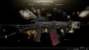 AS VAL mit Laserpointer und dem OPK-7