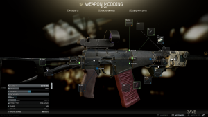 AS VAL mit Laserpointer und dem OPK-7