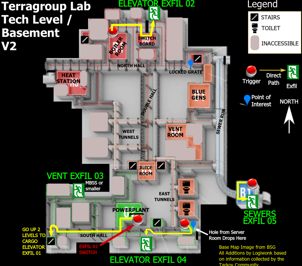Karte "Das Labor" (The Lab)