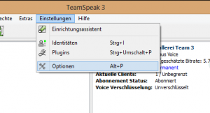 Teamspeak 3 Channel Commander Step 1