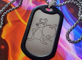DogTag Silencer silver Thumb